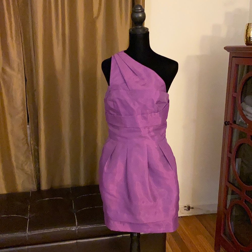 BCBG generation purple dress with pockets